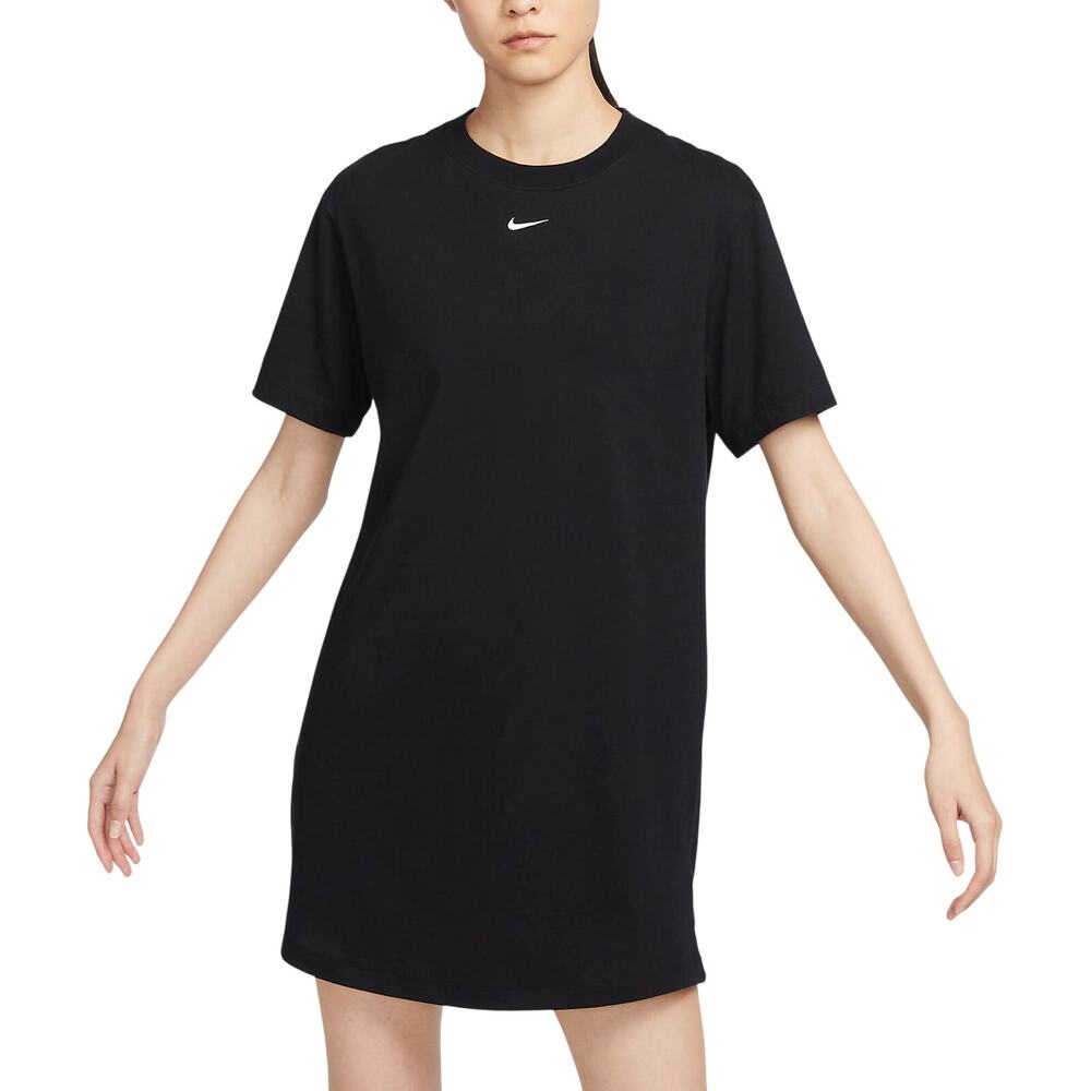 Nike Classic Black Sportswear Essential T Shirt Dress Size S